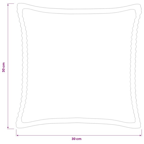 vidaXL Poťah na podložku 2 ks HOUTEN Svetlozelená šedá 30 x 30 cm – Obrázok 8