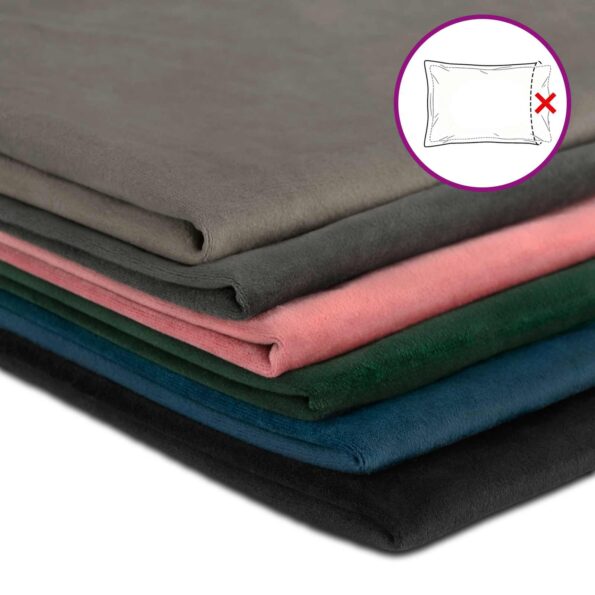 vidaXL Poťah na podložku 6 pcs HOUTEN Tmavozelená 30 x 50 cm Zamat – Obrázok 7