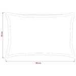 vidaXL Poťah na podložku 6 pcs HOUTEN Tmavozelená 30 x 50 cm Zamat – Obrázok 9