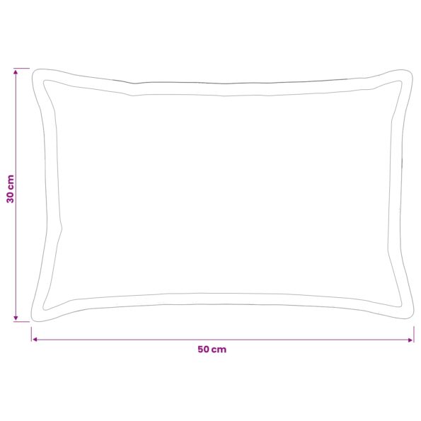 vidaXL Poťah na podložku 6 pcs HOUTEN Tmavozelená 30 x 50 cm Zamat – Obrázok 9
