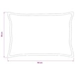 vidaXL Poťah na podložku 6 ks HOUTEN Krémová 30 x 50 cm manšestr – Obrázok 8