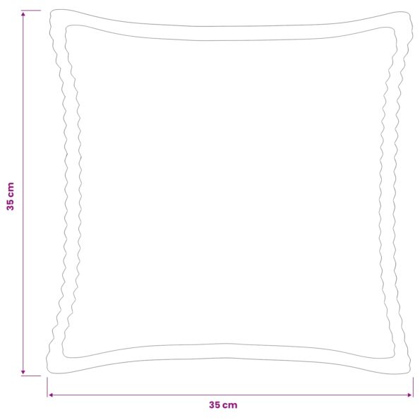 vidaXL Poťah na podložku 2 ks HOUTEN Svetlozelená šedá 35 x 35 cm – Obrázok 8