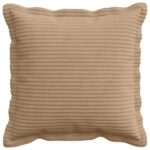 vidaXL Poťah na podložku 2 ks HOUTEN Hnedá 35 x 35 cm manšestr – Obrázok 2