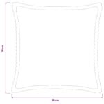 vidaXL Poťah na podložku 2 ks HOUTEN Hnedá 35 x 35 cm manšestr – Obrázok 8