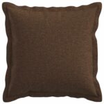 vidaXL Poťah na podložku 2 pcs HOUTEN Hnedá 40 x 40 cm Falošný ľan – Obrázok 2