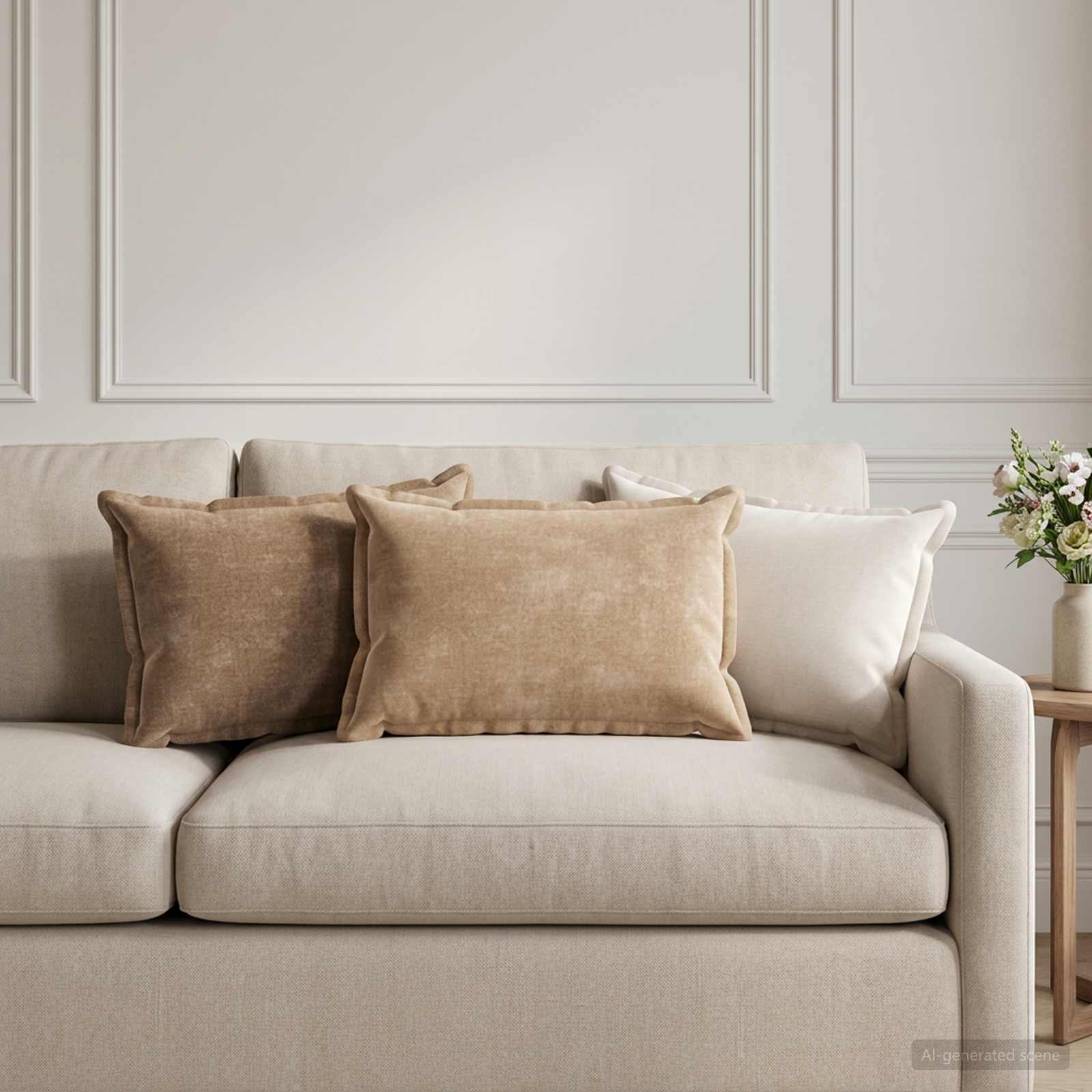 917556_1.jpg vidaXL Poťah na podložku 2 ks HOUTEN Hnedá 40 x 60 cm Čenilová tkanina – Obrázok 1