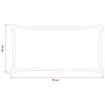 vidaXL Poťah na podložku 2 ks HOUTEN Námornícka modrá 40 x 70 cm – Obrázok 8