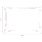vidaXL Poťah na podložku 2 ks HOUTEN Žltá 50 x 70 cm manšestr – Obrázok 8