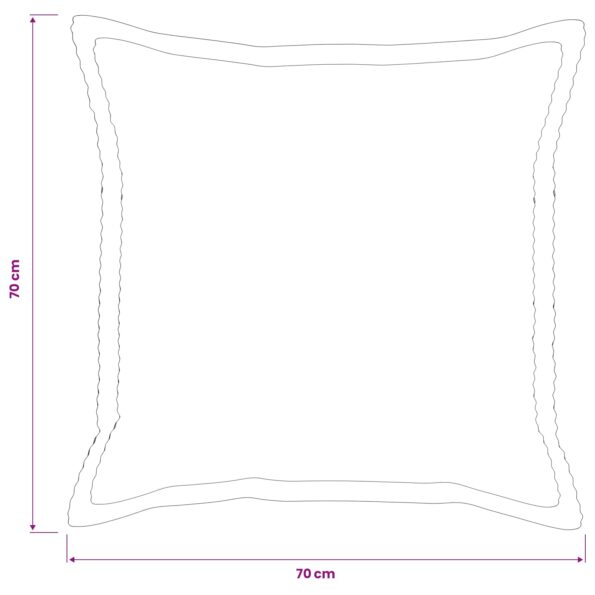vidaXL Poťah na podložku 6 ks HOUTEN Svetlozelená šedá 70 x 70 cm – Obrázok 8