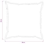 vidaXL Poťah na podložku 2 pcs HOUTEN Svetlosivá 80 x 80 cm – Obrázok 8