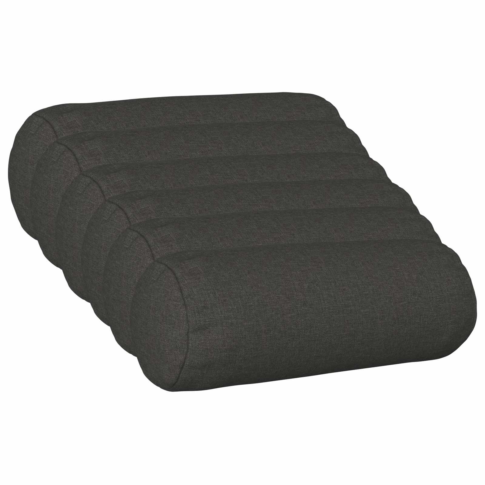 923152_1.jpg vidaXL Poťah na podložku 6 ks HEERLEN Tmavosivá Ø 15 x 40 cm Látka – Obrázok 1