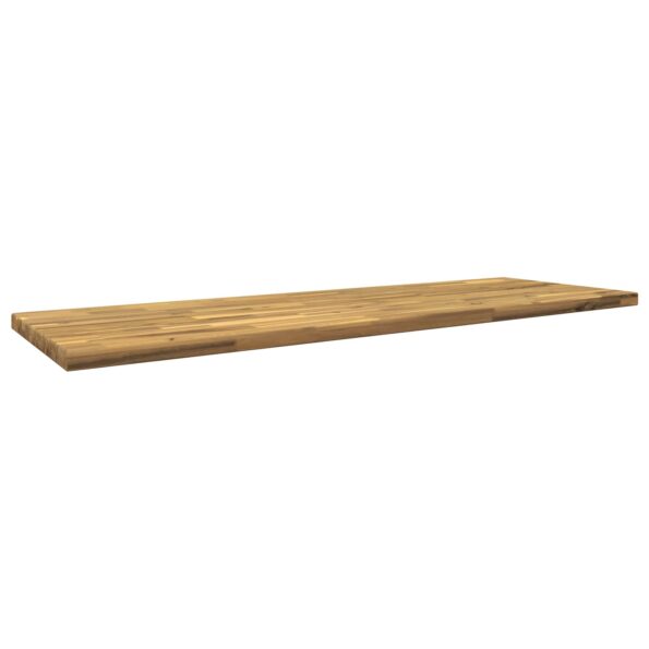 vidaXL Obdĺžnikový stôl 90 x 50 x 3,5 cm Obdĺžnikový Biela – Obrázok 3