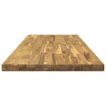 vidaXL Obdĺžnikový stôl 90 x 50 x 3,5 cm Obdĺžnikový Biela – Obrázok 4