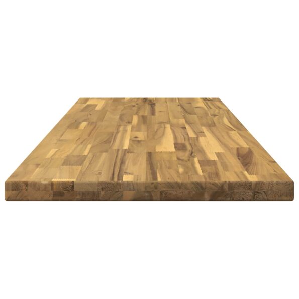 vidaXL Obdĺžnikový stôl 90 x 50 x 3,5 cm Obdĺžnikový Biela – Obrázok 4