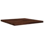 vidaXL Obdĺžnikový stôl 70 x 70 x 3,5 cm Štvorcový Tmavohnedá – Obrázok 2