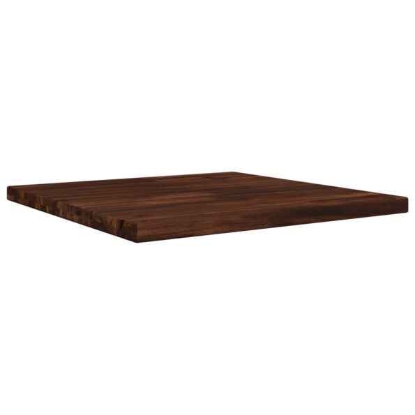vidaXL Obdĺžnikový stôl 70 x 70 x 3,5 cm Štvorcový Tmavohnedá – Obrázok 2