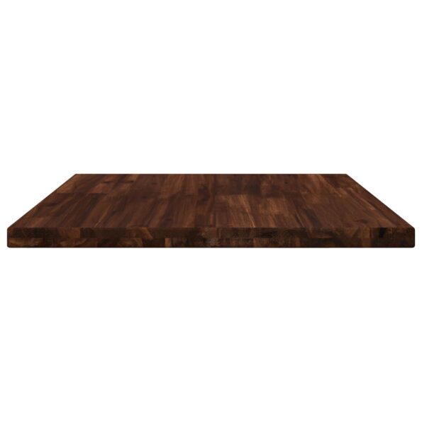 vidaXL Obdĺžnikový stôl 70 x 70 x 3,5 cm Štvorcový Tmavohnedá – Obrázok 3