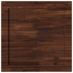 vidaXL Obdĺžnikový stôl 70 x 70 x 3,5 cm Štvorcový Tmavohnedá – Obrázok 4