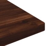vidaXL Obdĺžnikový stôl 70 x 70 x 3,5 cm Štvorcový Tmavohnedá – Obrázok 5