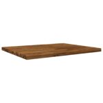 vidaXL Obdĺžnikový stôl 90 x 50 x 3,5 cm Obdĺžnikový Prírodná – Obrázok 2