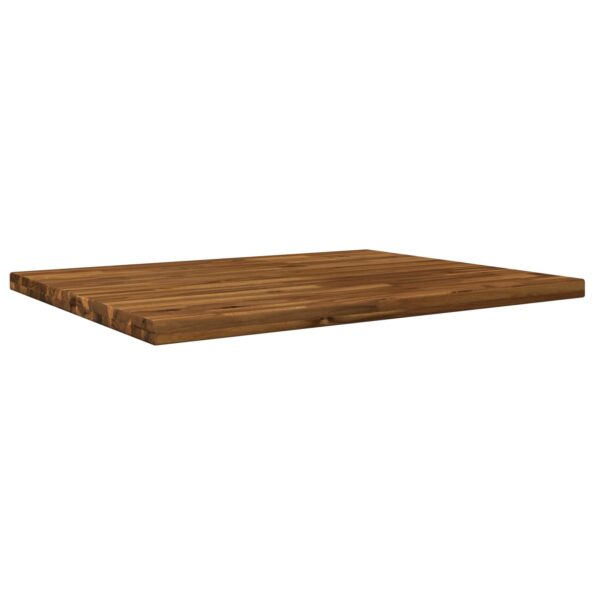 vidaXL Obdĺžnikový stôl 90 x 50 x 3,5 cm Obdĺžnikový Prírodná – Obrázok 2
