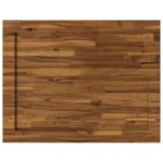 vidaXL Obdĺžnikový stôl 90 x 50 x 3,5 cm Obdĺžnikový Prírodná – Obrázok 4