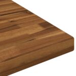 vidaXL Obdĺžnikový stôl 90 x 50 x 3,5 cm Obdĺžnikový Prírodná – Obrázok 5