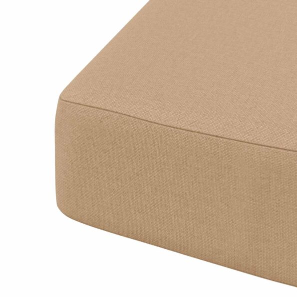 vidaXL 1-dielny sedadlový vankúš SOEST 100% polyester Piesková – Obrázok 5