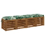 vidaXL 4-dielne sedadlové vankúše SOEST 4 pcs 100% polyester – Obrázok 2