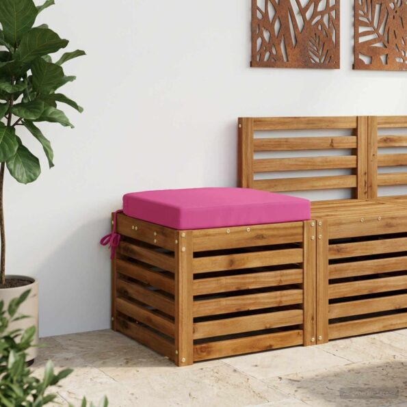 vidaXL 1-dielny sedadlový vankúš SOEST 100% polyester Ružová – Obrázok 8