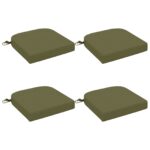 vidaXL 4-dielne sedadlové vankúše SOEST 4 pcs 100% polyester – Obrázok 2