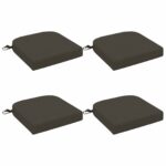 vidaXL 4-dielne sedadlové vankúše SOEST 4 pcs 100% polyester – Obrázok 2