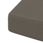 vidaXL 1-dielny sedadlový vankúš SOEST 100% polyester Sivá – Obrázok 5