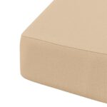 vidaXL 1-dielny sedadlový vankúš SOEST 100% polyester Krémová – Obrázok 5