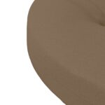 vidaXL 4-dielne sedacie vankúše 4 ks 100% polyester Sivohnedá – Obrázok 5