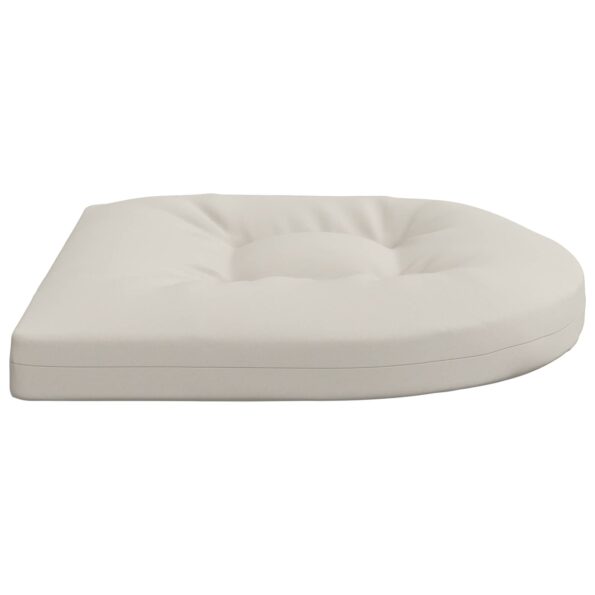 vidaXL 4-dielne sedacie vankúše 4 ks 100% polyester Biela – Obrázok 3