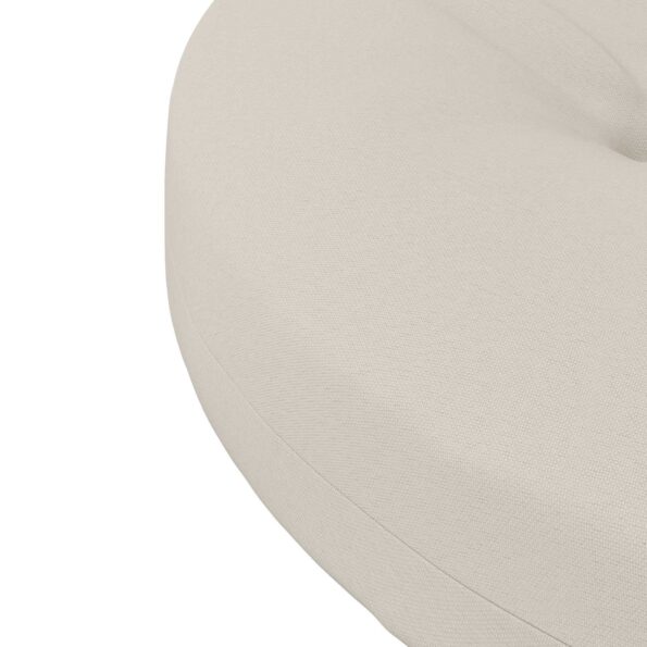 vidaXL 4-dielne sedacie vankúše 4 ks 100% polyester Biela – Obrázok 5