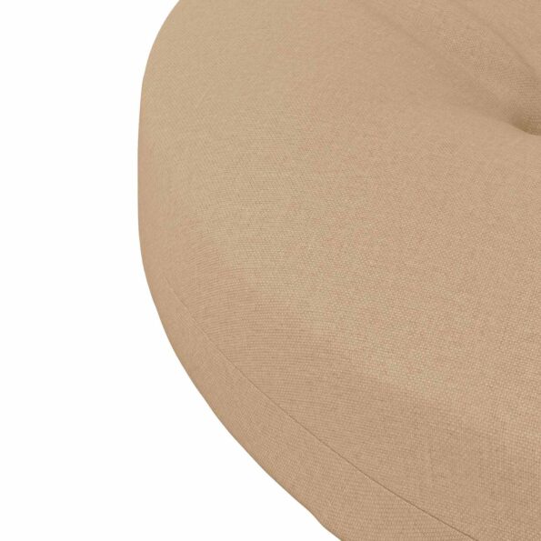 vidaXL 4-dielne sedacie vankúše 4 ks 100% polyester Piesková – Obrázok 5