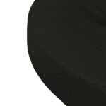 vidaXL 4-dielne sedacie vankúše 4 ks 100% polyester Čierna – Obrázok 5