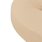 vidaXL 4-dielne sedacie vankúše 4 ks 100% polyester Krémová – Obrázok 5
