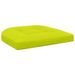 vidaXL 4-dielne sedacie vankúše 4 ks 100% polyester Žiarivá zelená – Obrázok 4