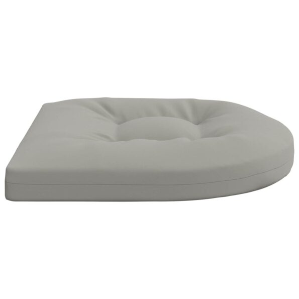vidaXL 4-dielne sedacie vankúše 4 ks 100% polyester Sivá – Obrázok 3