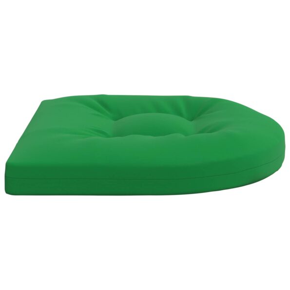 vidaXL 4-dielne sedacie vankúše 4 ks 100% polyester Zelená – Obrázok 3