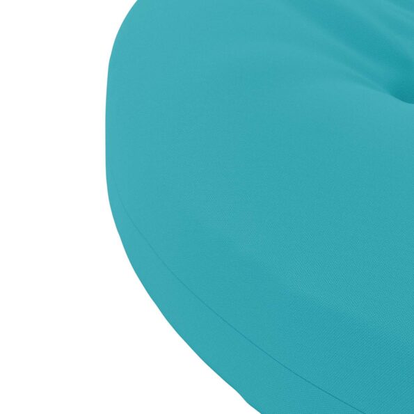 vidaXL 4-dielne sedacie vankúše 4 ks 100% polyester Tyrkysová – Obrázok 5