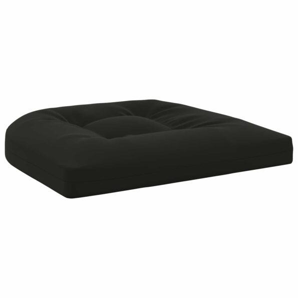 vidaXL 4-dielne sedacie vankúše 4 ks 100% polyester Čierna – Obrázok 4
