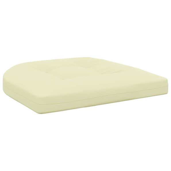 vidaXL 4-dielne sedacie vankúše 4 ks 100% polyester Krémová – Obrázok 4
