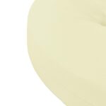vidaXL 4-dielne sedacie vankúše 4 ks 100% polyester Krémová – Obrázok 5