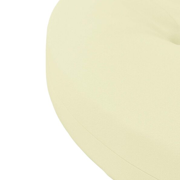 vidaXL 4-dielne sedacie vankúše 4 ks 100% polyester Krémová – Obrázok 5