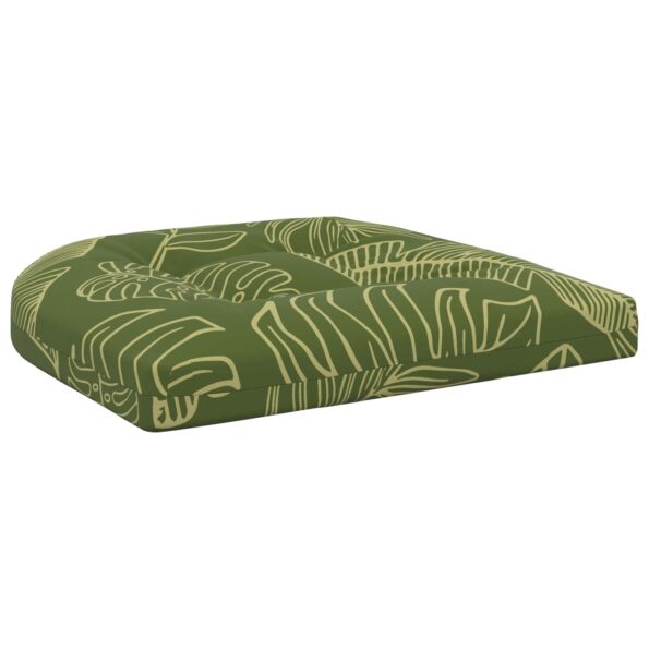 vidaXL 4-dielne sedacie vankúše 4 ks 100% polyester Design s listami – Obrázok 4
