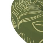 vidaXL 4-dielne sedacie vankúše 4 ks 100% polyester Design s listami – Obrázok 5
